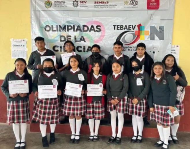 Telebachilleratos llevaron a cabo Olimpiadas de la Ciencia en Huayacocotla