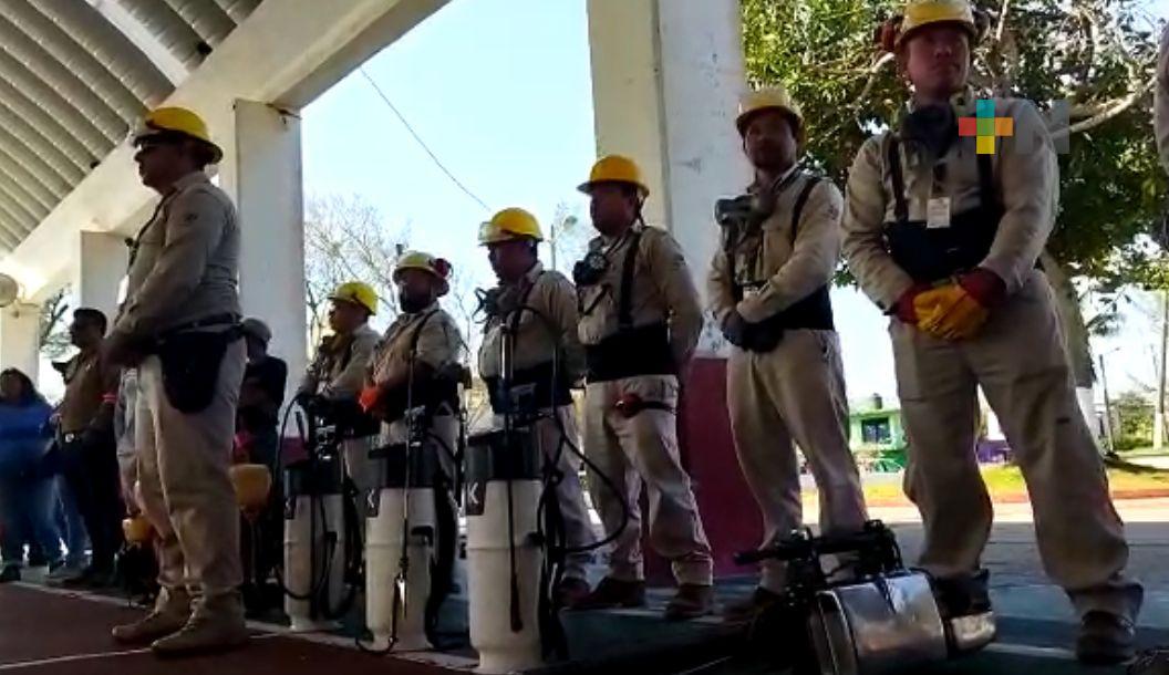 Arranca jornada de eliminación de mosquitos en Coatzacoalcos