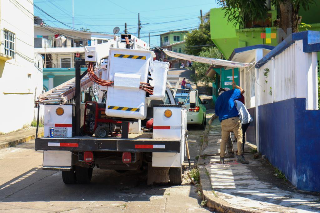 Realiza SENER sustitución e instalación de más de dos mil luminarias en Nanchital