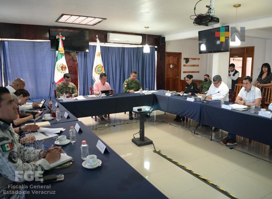 FGE brinda informe en Mesa de Coesconpaz efectuada en Coatzacoalcos