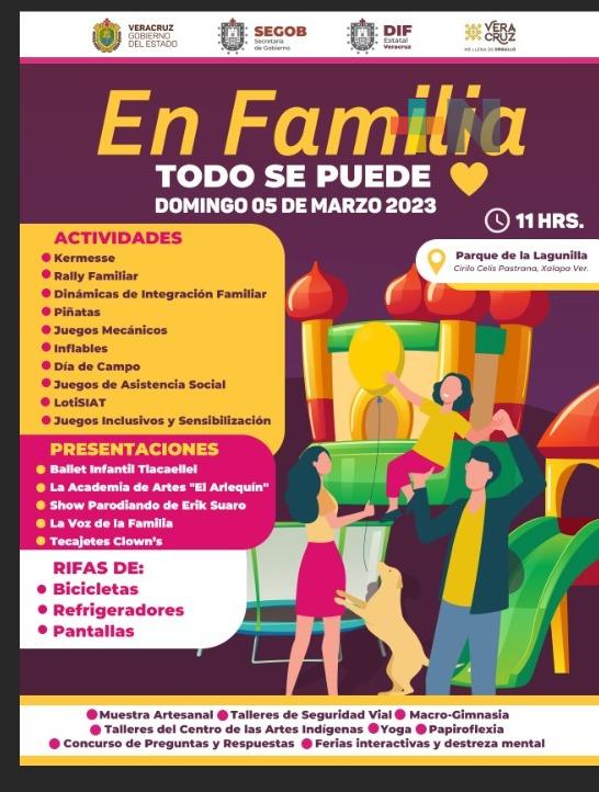 Invita DIF estatal al programa «En familia todo se puede»