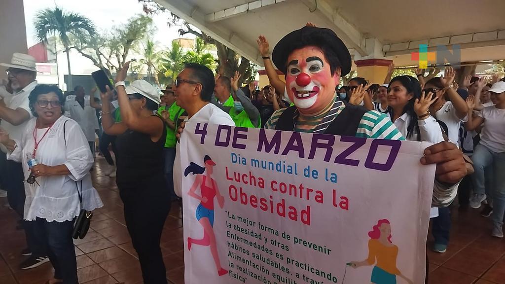 Celebran Día Mundial de Lucha contra la Obesidad en hospital IMSS/Bienestar de Coatza