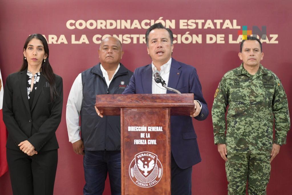 Gobernador instruye realizar operativos de seguridad para garantizar la paz, en Tezonapa
