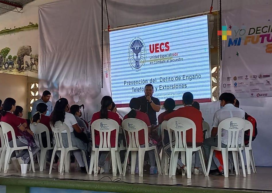 Capacita UECS a estudiantes mediante “Verbenas por La Paz”.