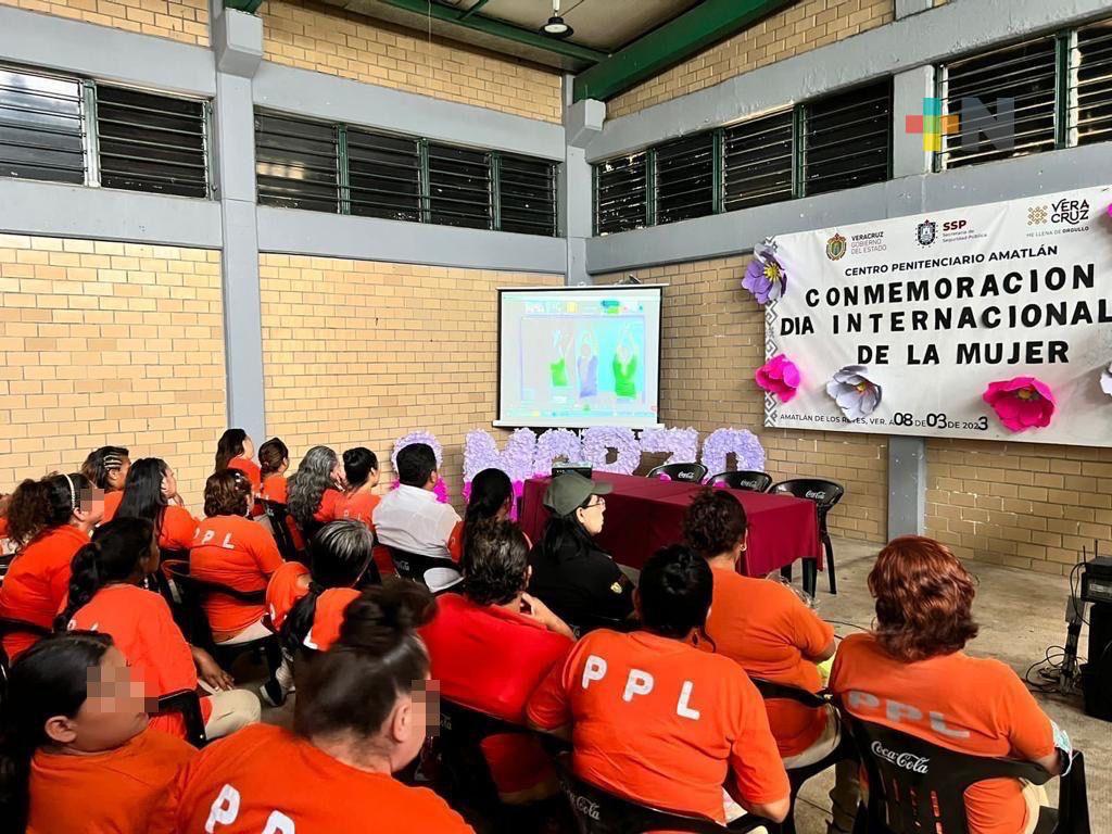 Reconoce SSP derechos de las mujeres en el centro penitenciario de Amatlán