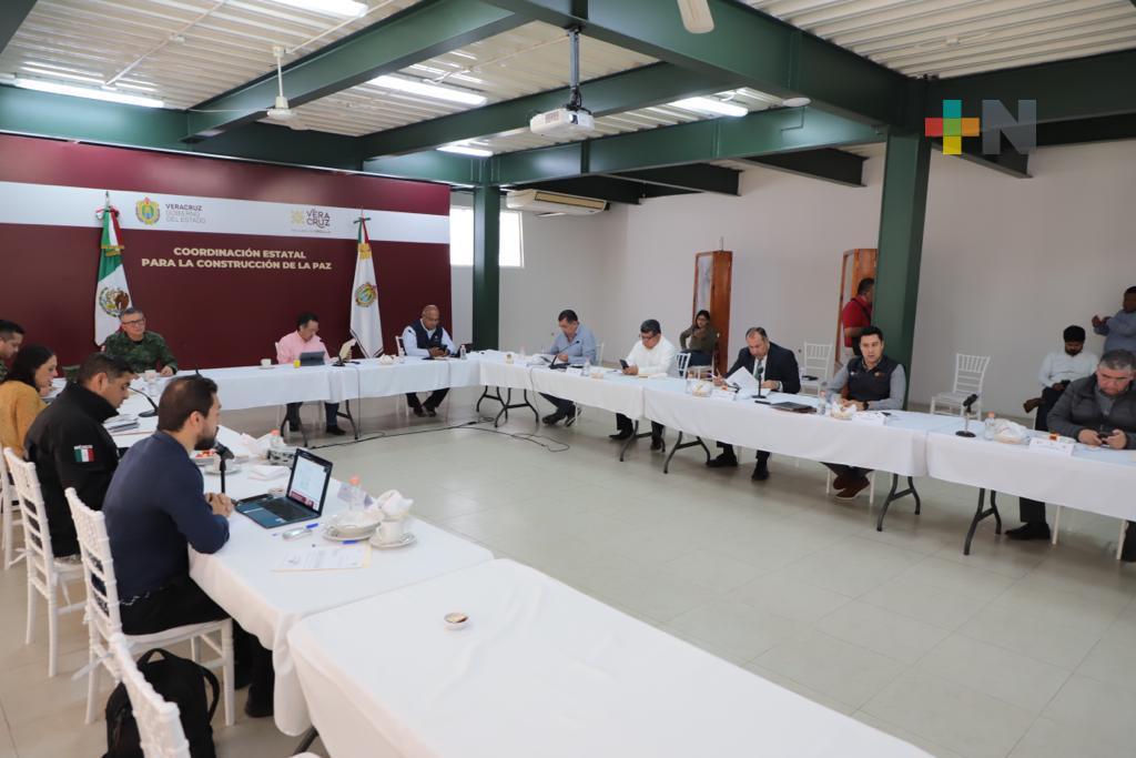 FGE rinde informe en la Mesa para la Construcción de la Paz