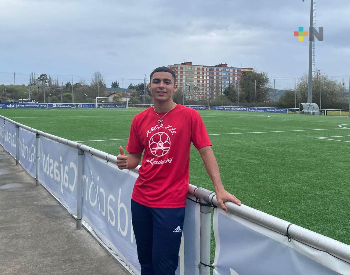 José Luis Uscanga fue invitado al selectivo U19 del Real Oviedo