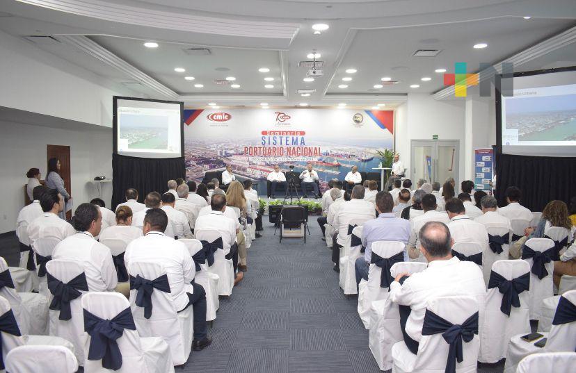 Veracruz puerto, sede del seminario del Sistema Portuario Nacional