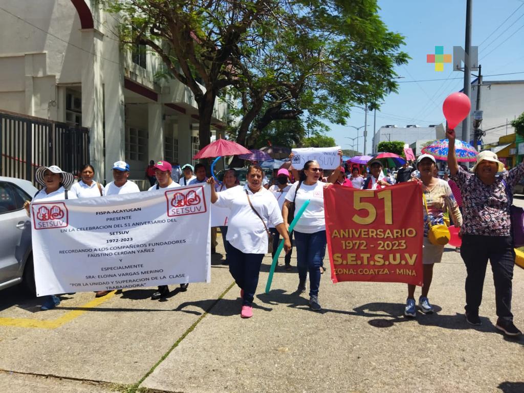 Esperan agremiados del SETSUV tener presencia en zona sur