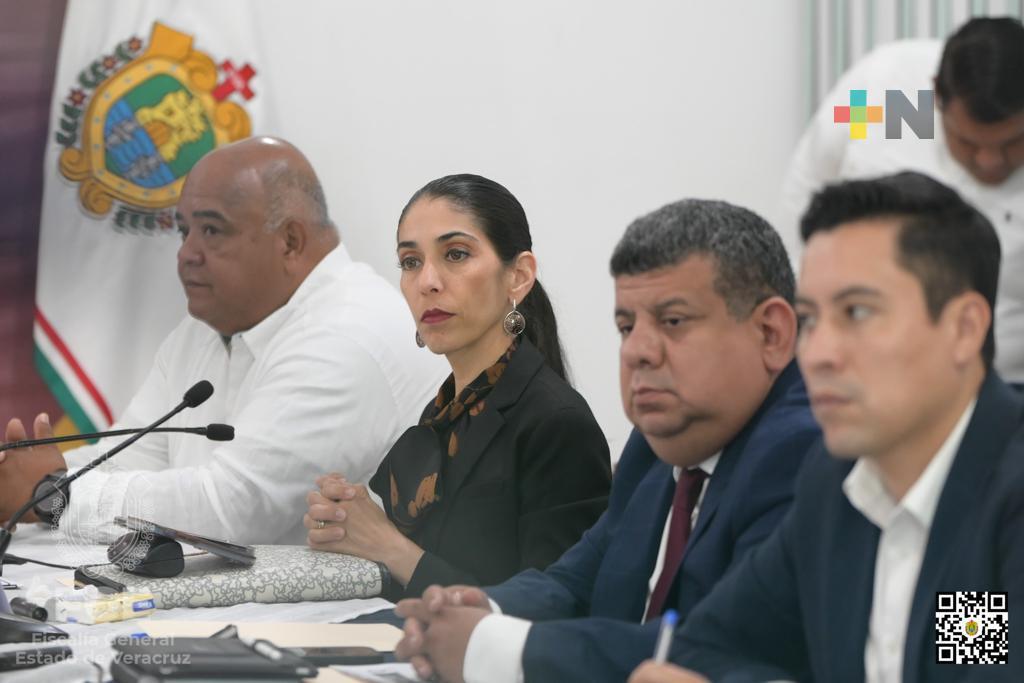 Rinde informe la FGE en la Mesa para Construcción de la Paz