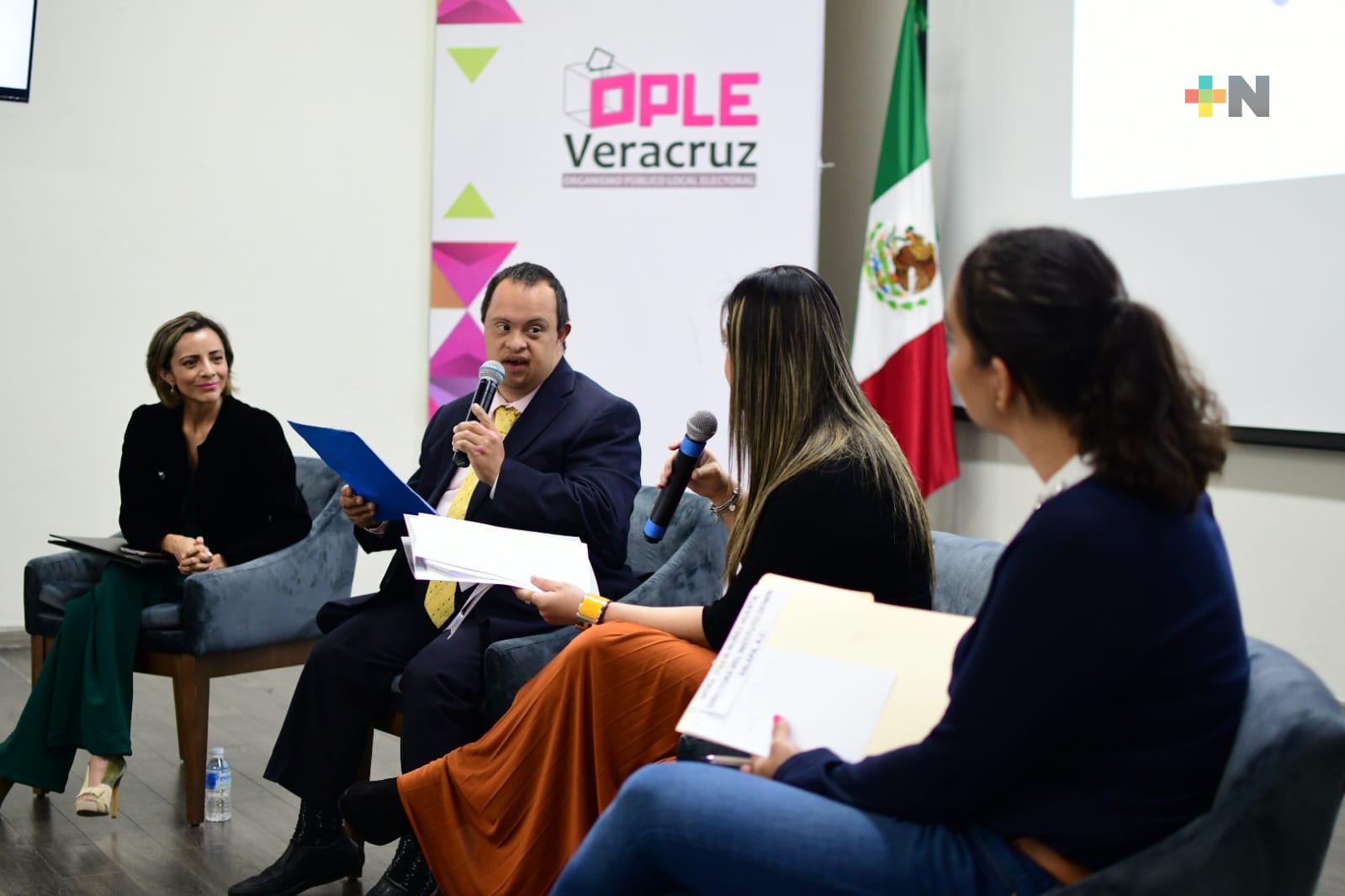 OPLE Veracruz visibiliza el ejercicio de la ciudadanía de las personas con Síndrome de Down