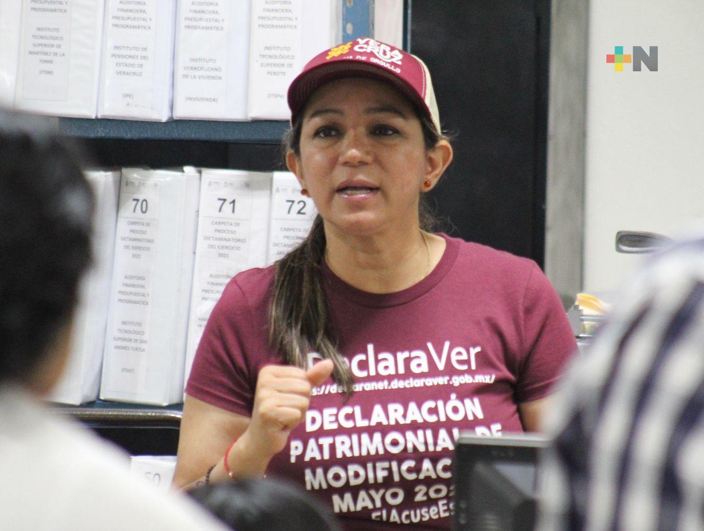 Acuse de Declaración Patrimonial será digital, confirma Contralora