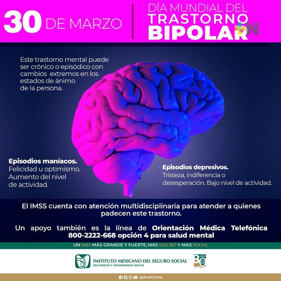 Concientiza IMSS Veracruz Sur sobre trastorno bipolar