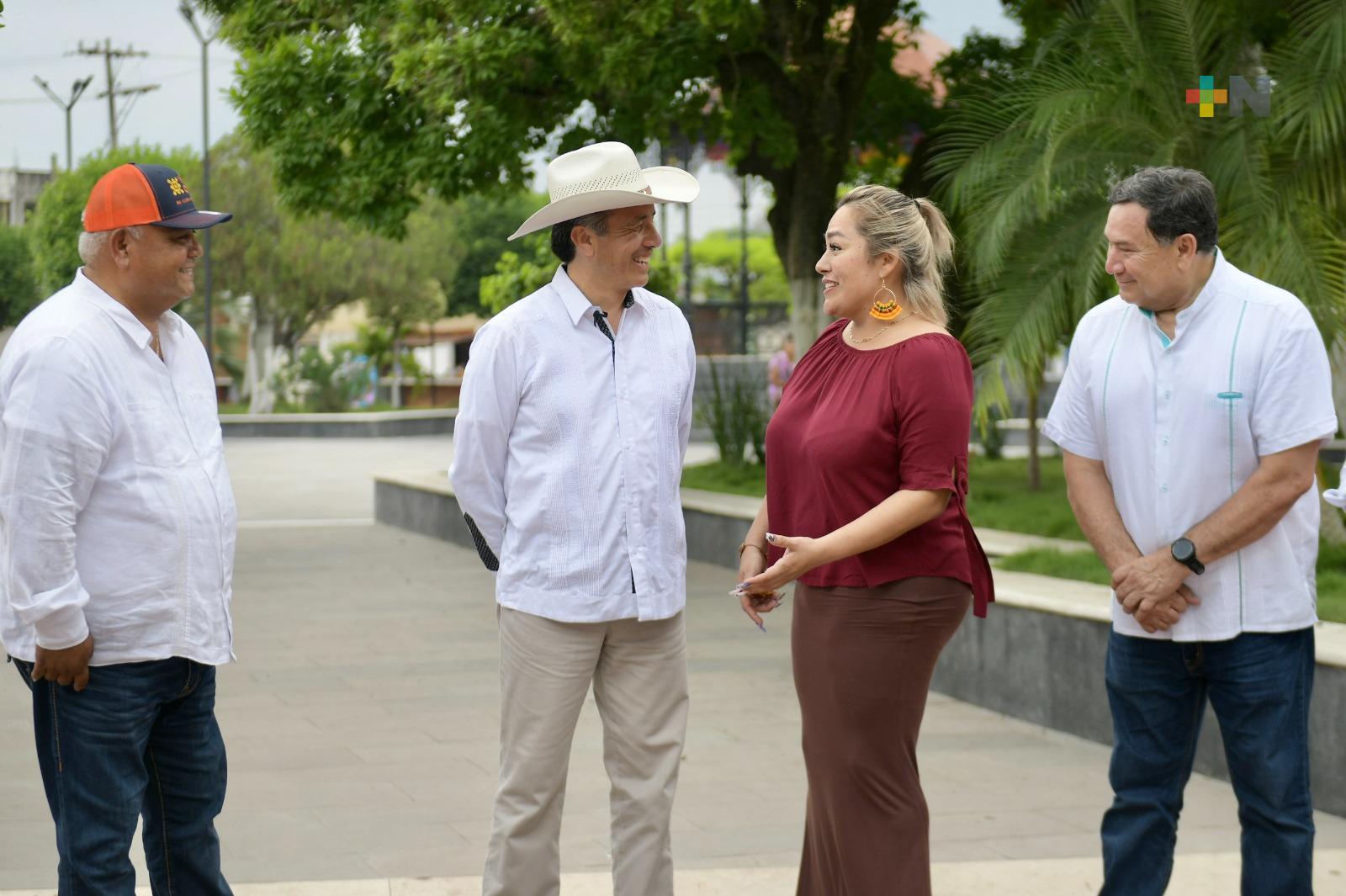 Como en todo Veracruz, la imagen de transformación ya es un hecho en Tres Valles