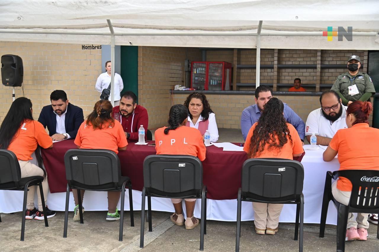 PJEV brinda atención a mujeres internas del Cereso en Amatlán de los Reyes