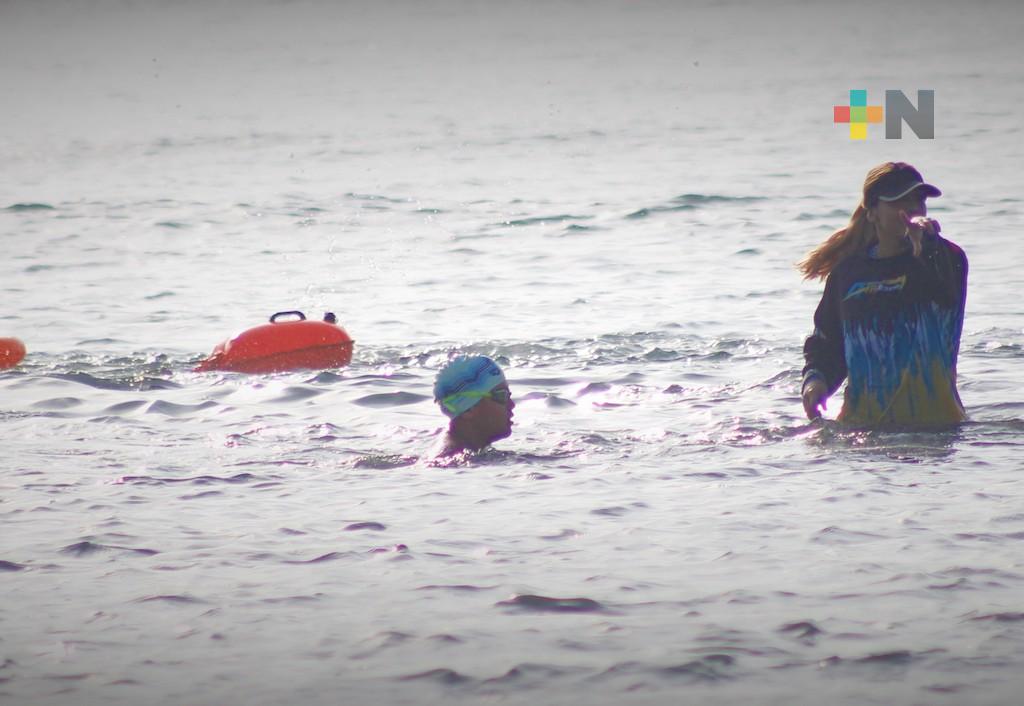 Realiza Acuática Tri Racing práctica de aguas abiertas