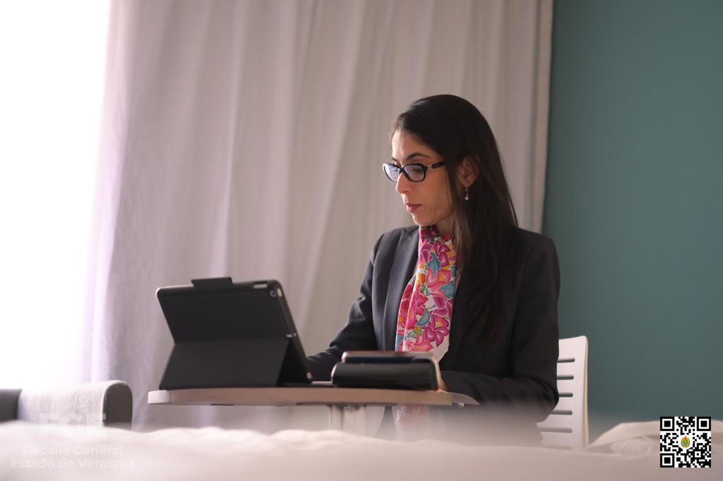 Fiscal participa de manera virtual en Mesa para la Construcción de la Paz