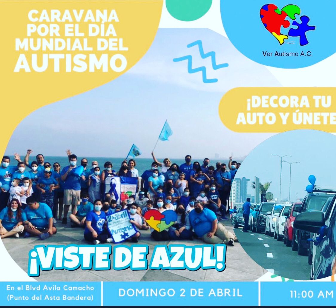 Habrá caravana para conmemorar el Día Mundial del Autismo