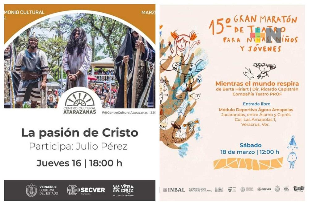 Invitan a las actividades culturales en la ciudad de Veracruz