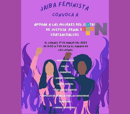 Realizará Jaiba Feminista colecta para mujeres recluidas en Cereso