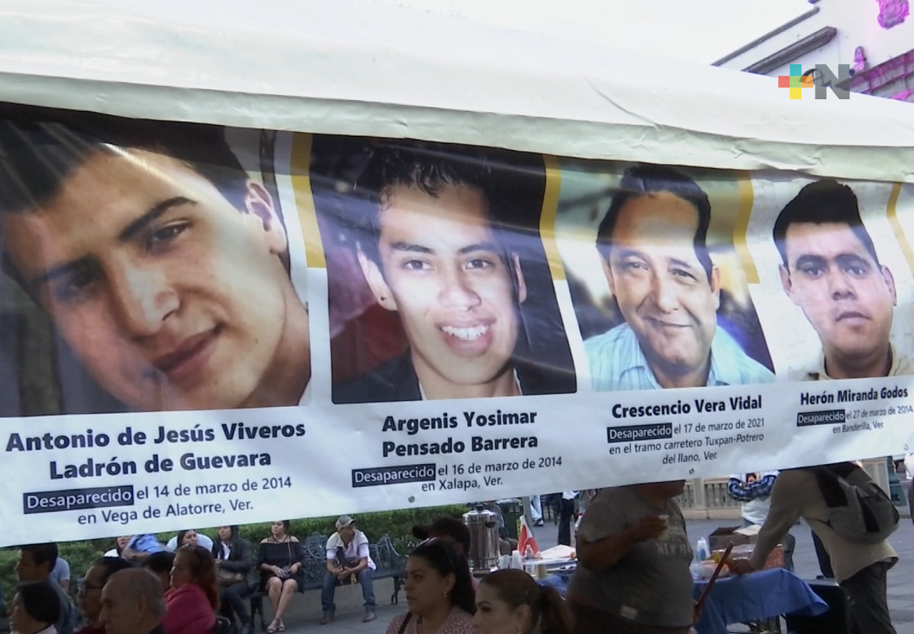 En acto público colectivos de búsqueda recuerdan a personas desaparecidas en marzo