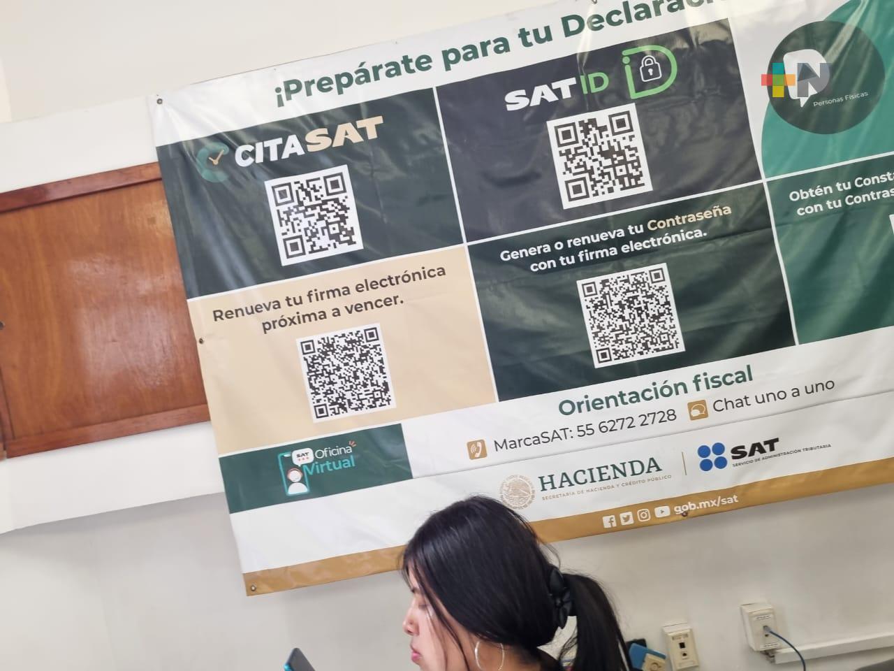 SAT extiende horario de atención para facilitar a contribuyentes cumplir