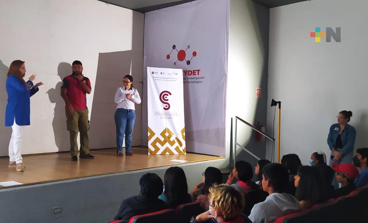Organiza SEV primer encuentro de jóvenes sordas y sordos en Xalapa