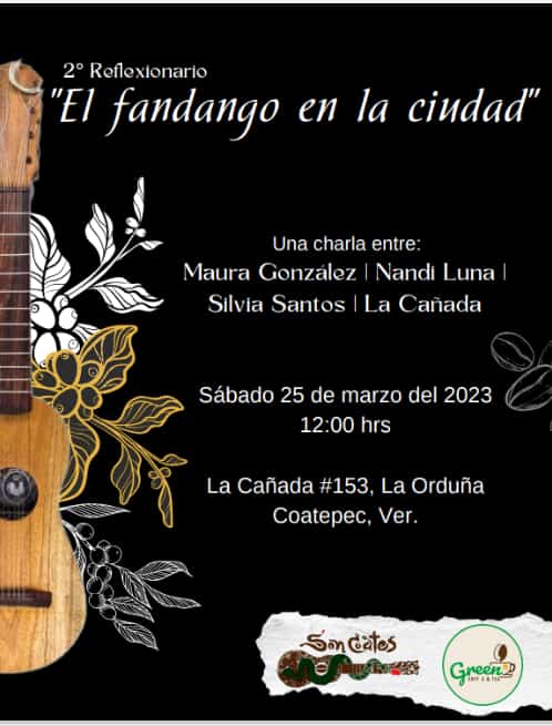 Invita al segundo reflexionario “El fandango en la ciudad” en La Orduña, Coatepec