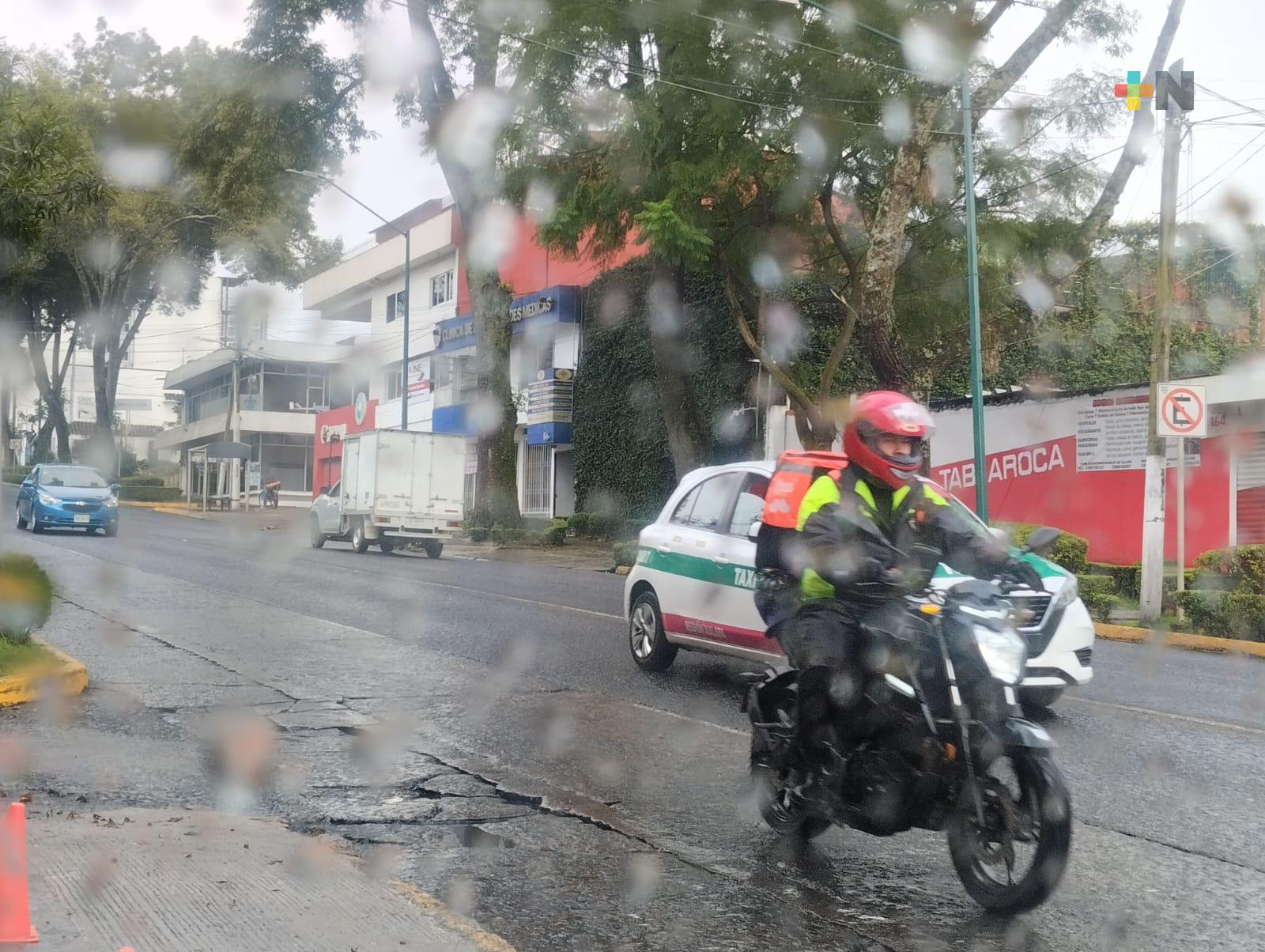 Condiciones para lluvias con tormentas aisladas en zonas sur y montaña del estado de Veracruz