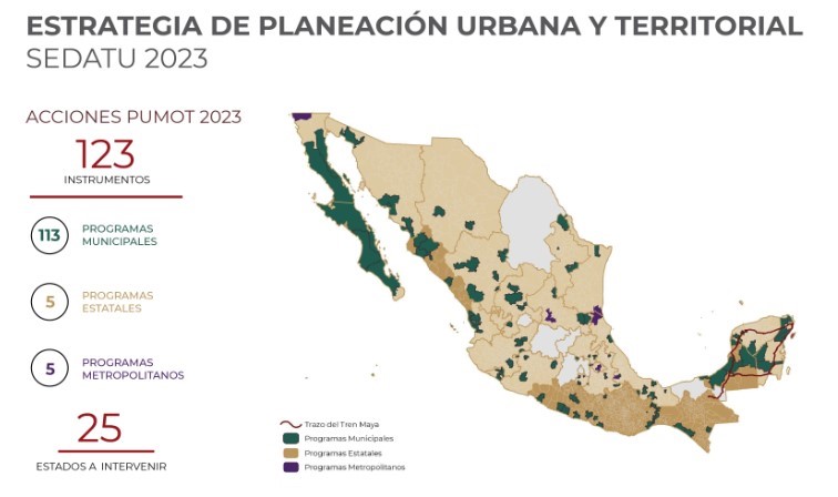 Apoyará Sedatu a más de 120 municipios con actualización de instrumentos de planeación