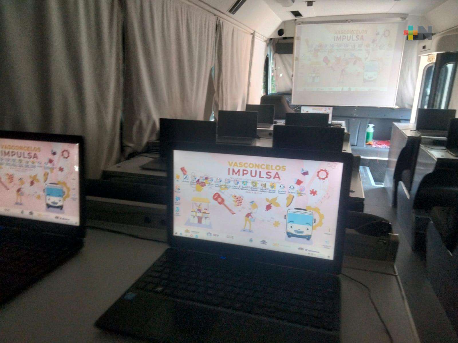 Programa Vasconcelos brinda alfabetización tecnológica a municipios veracruzanos