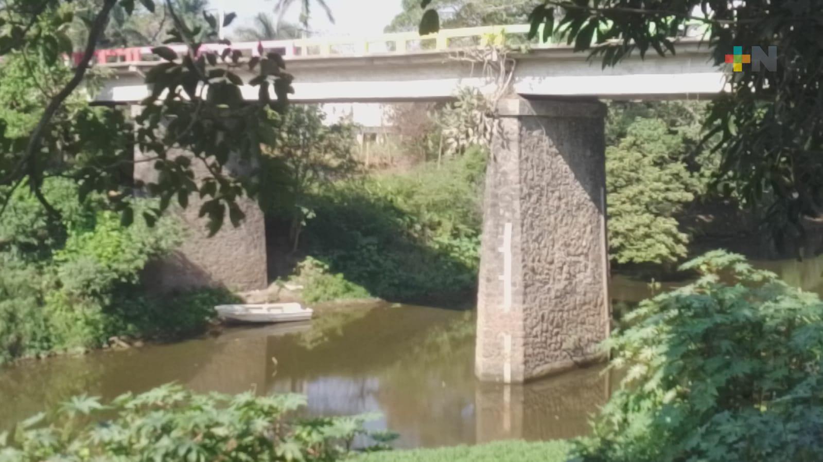 Bajo nivel del río Jamapa dificulta el abastecimiento de agua a ciudadanía