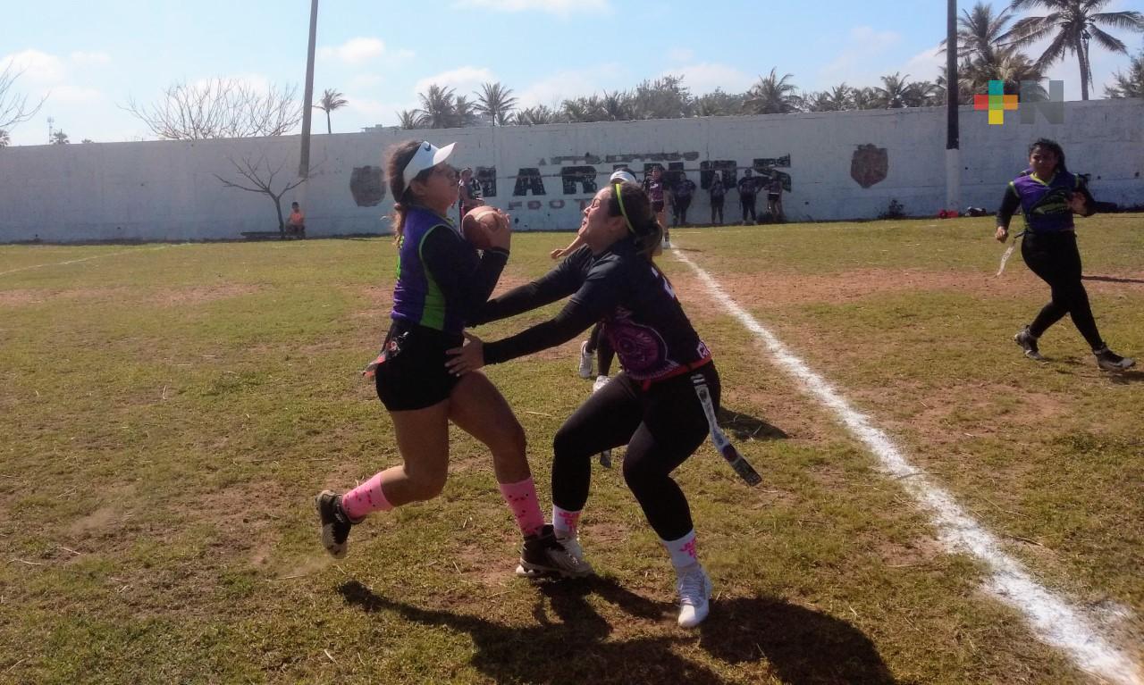 Guerreras enfrentará a Black Eagles en final de Liga de Tocho Flag de Coatzacoalcos