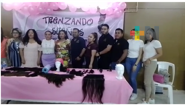 Campaña «Trenzando sueños» capacita en elaboración de pelucas oncológicas en Tuxpan