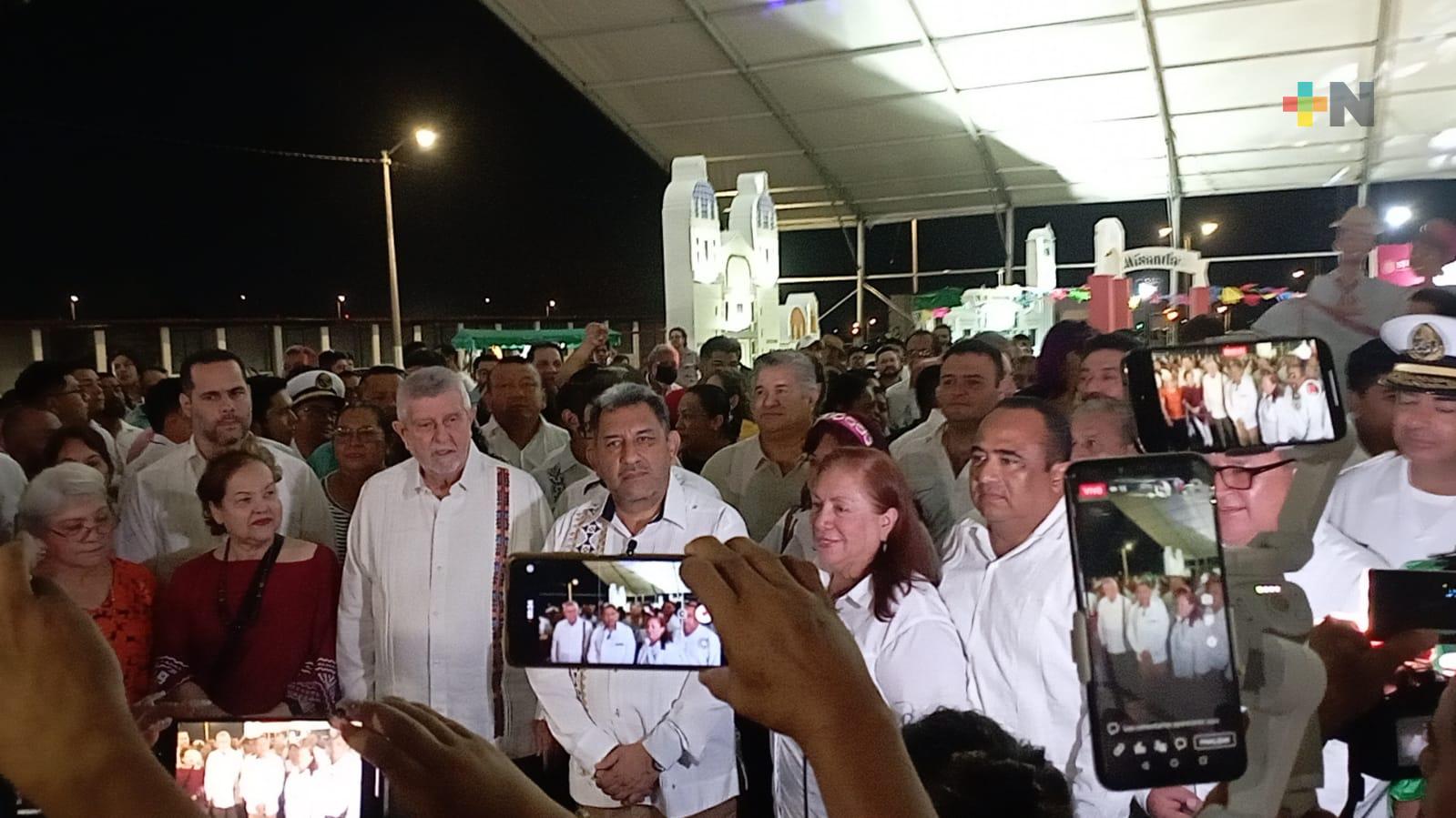 Inaugura alcalde Amado Cruz  Malpica Expo Feria Coatzacoalcos 2023