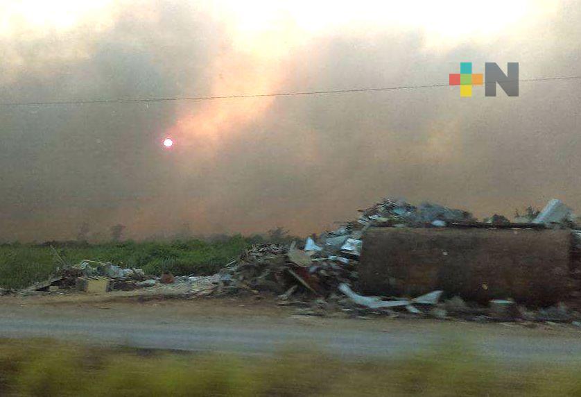 Hay avances sobre el problema ambiental del basurero Las Matas, al sur de Veracruz: AMLO