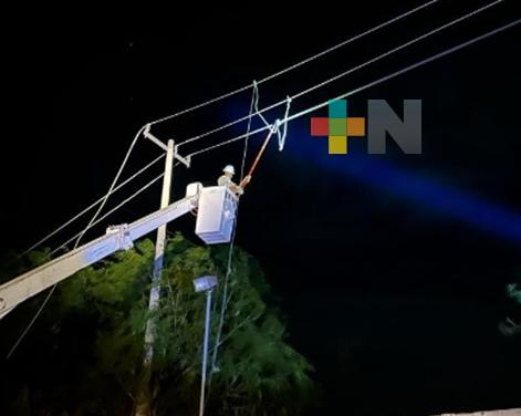 CFE restablece el 67 por ciento del suministro eléctrico en Tamaulipas y Nuevo León