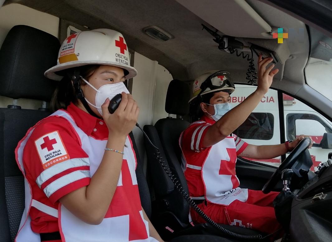 Cruz Roja Coatzacoalcos reporta disminución en atenciones en Semana Santa