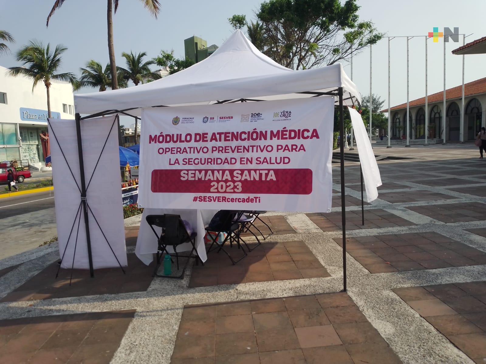 Sector Salud ofrece orientación y atención de emergencia a turistas