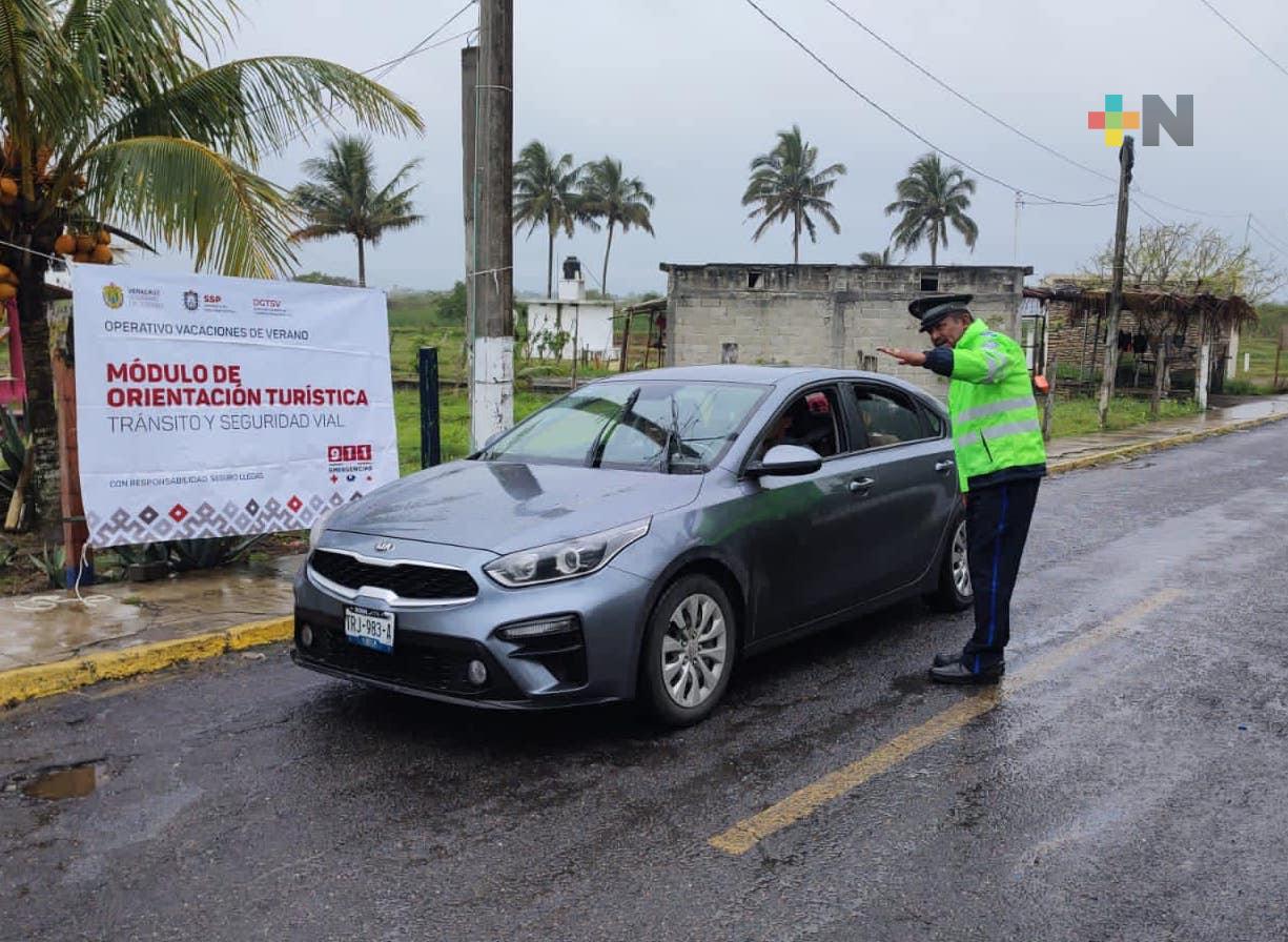 Por cuestiones climatológicas cierran acceso a Playa Maracaibo, en Nautla