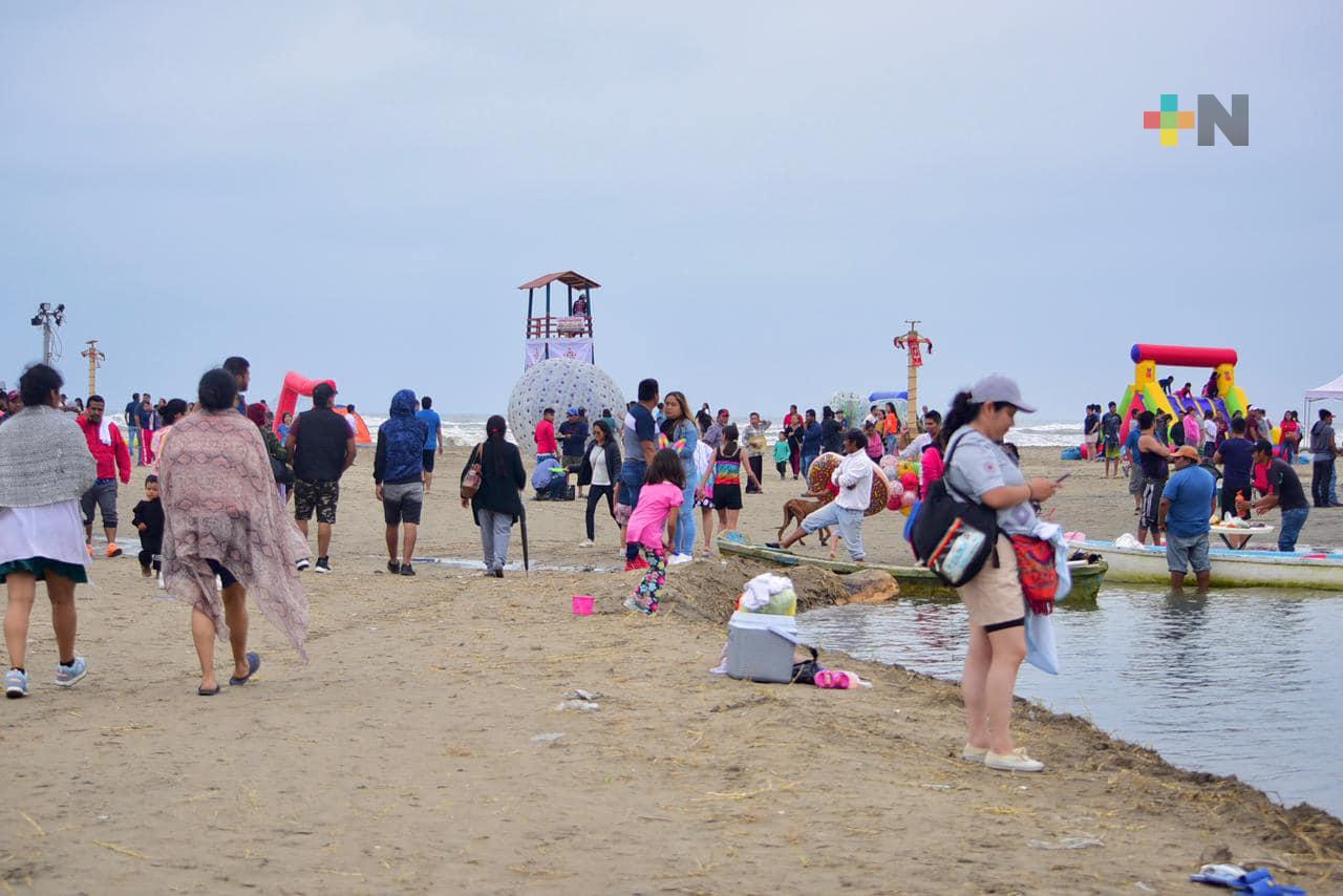 Sectur, PC Estatal y alcalde de Papantla supervisan Rancho Playa; el paraíso del Totonacapan