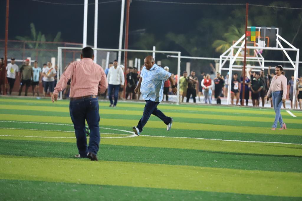 Anotan golazo en la Cuenca, inauguran Unidad Deportiva 42