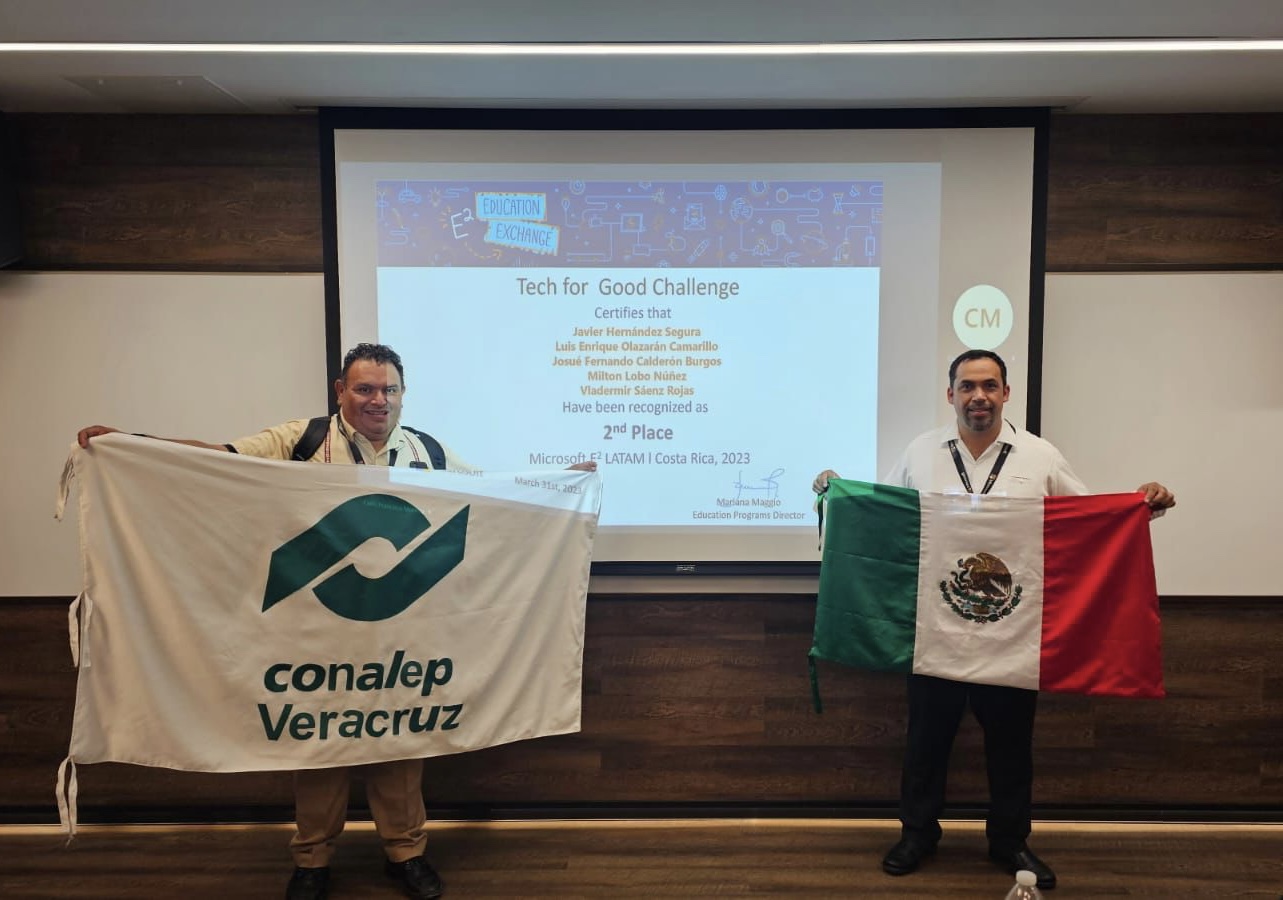 Profesores de Conalep Veracruz obtienen primeros lugares en el Latam E2 de Costa Rica