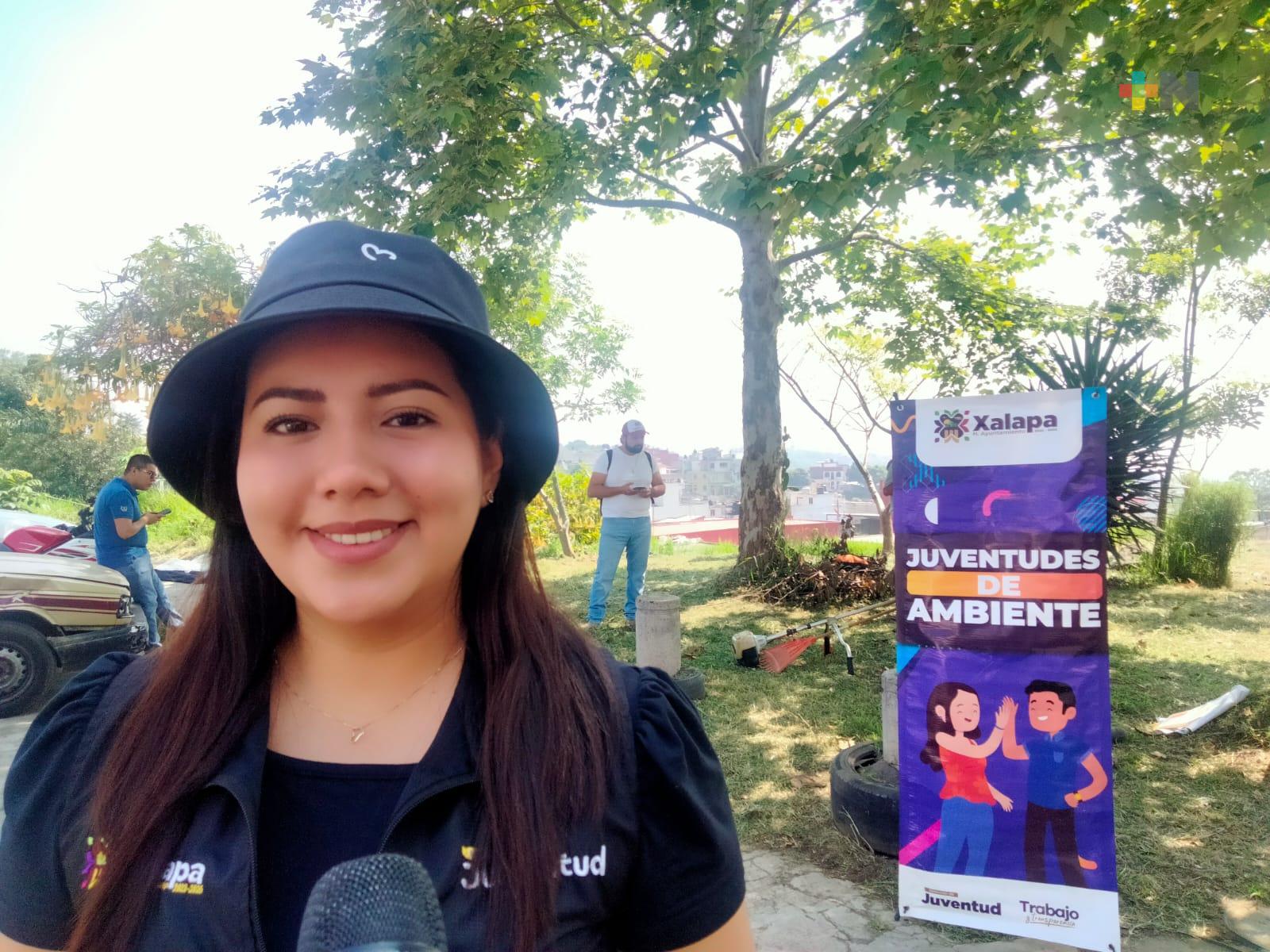 Ayuntamiento de Xalapa da mantenimiento a parques y áreas verdes