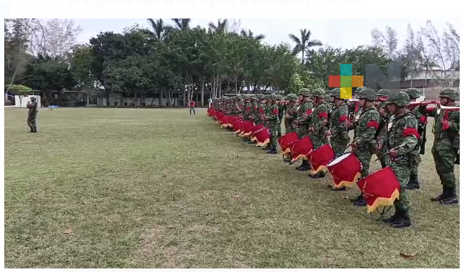Habrá concurso de Bandas de Guerra Militares en Tuxpan