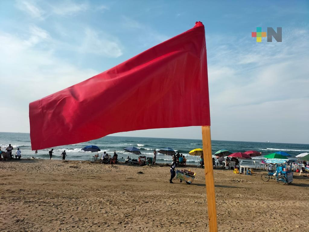 Bañistas deben conocer significado de color de banderas en playas; PC lo explica