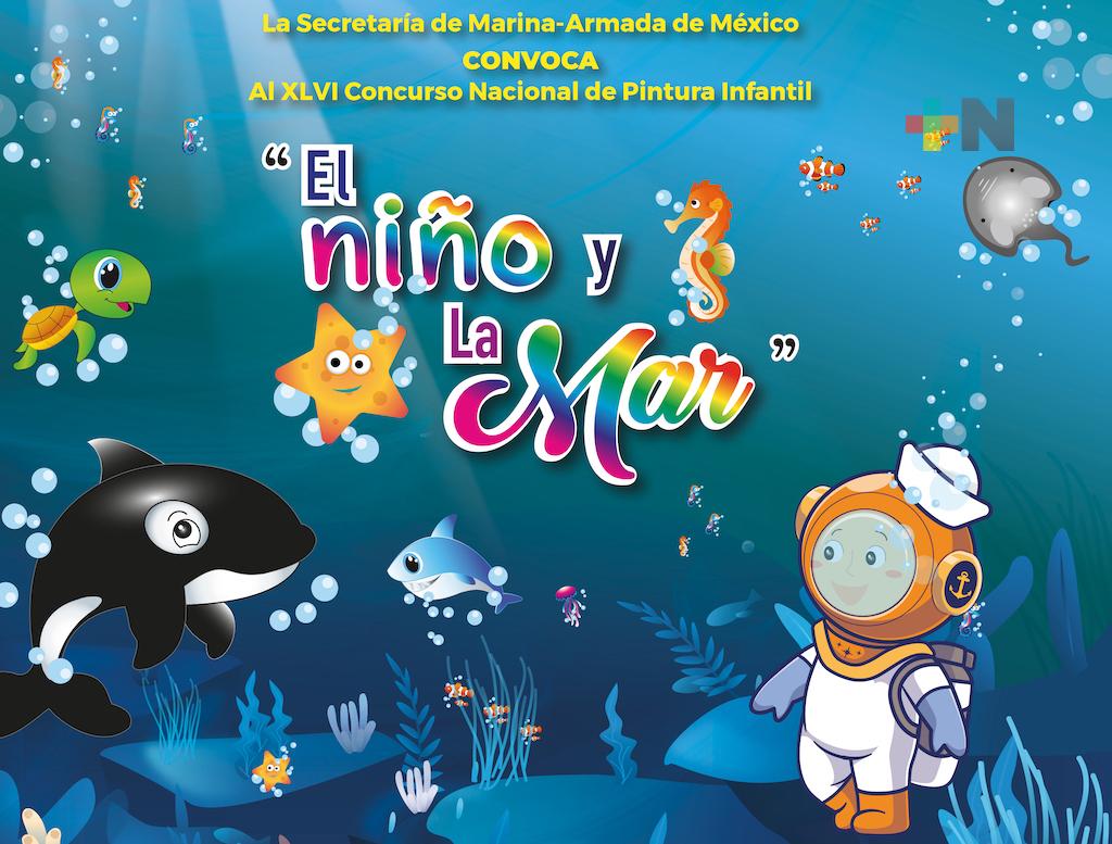 Marina invita a participar a niñas y niños en el concurso nacional “El Niño y La Mar”