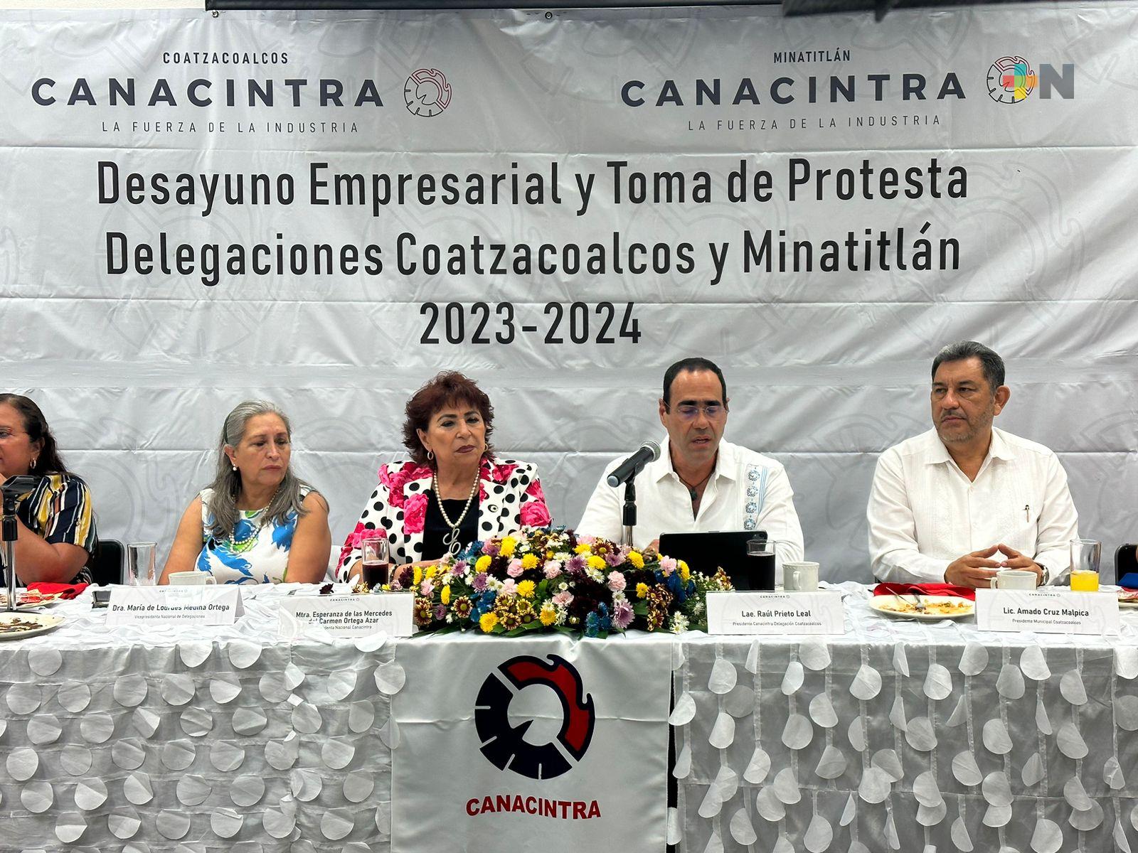 Canacintra Coatza desea contribuir con seguridad industrial en Corredor Interoceánico