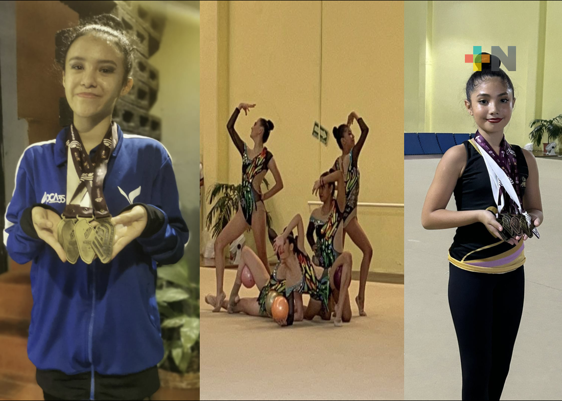 Destacan gimnastas de Club de Oro en Selectivo Estatal 2023