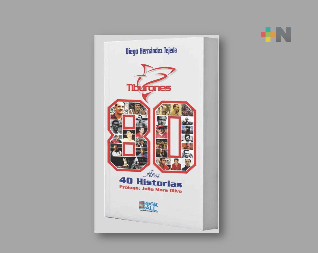 Diego Hernández Tejeda presentará su nuevo libro «Tiburones 80 Años, 40 Historias»